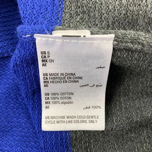 Club Room Mens Striped Lightweight Crewneck Colorblock Stripe Sweater Blue S - Picture 3 of 4